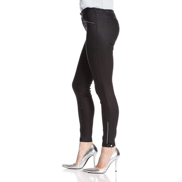 Level 99 Riley Moto Skinny Jeans with Zipper - Picture 2 of 7